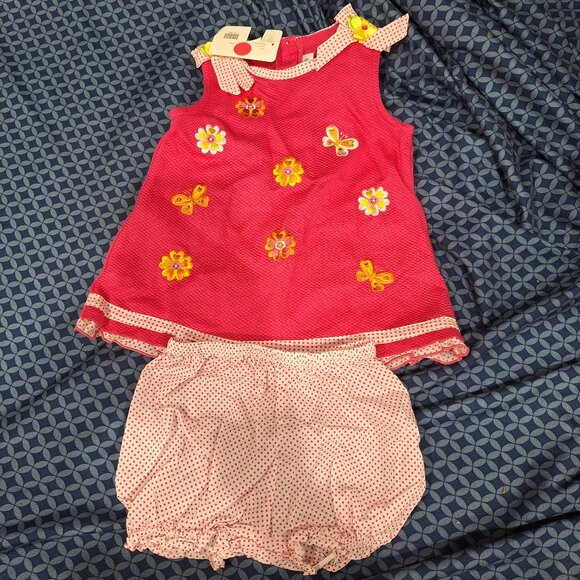 youngland 2 piece dress 6 to 9 months - Picture 1 of 10